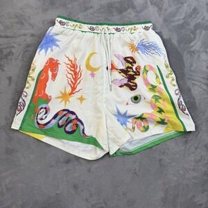 Unbranded Shorts Womens Size Medium Unique Boho Western Celestial Festival